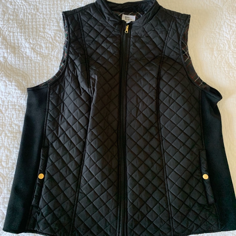 Kim Rogers quilted vest 2XL